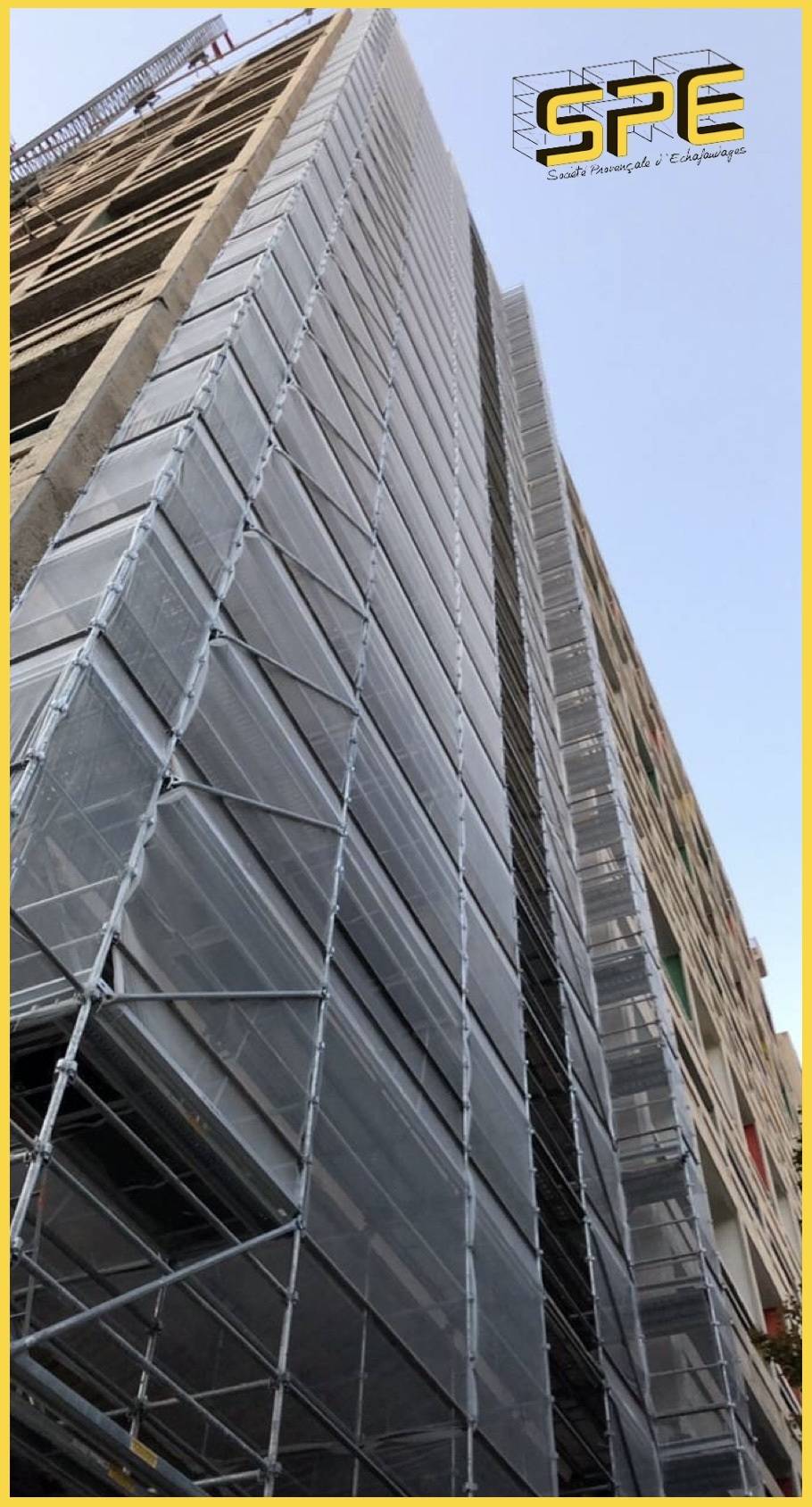 Échafaudage classique - Le Corbusier