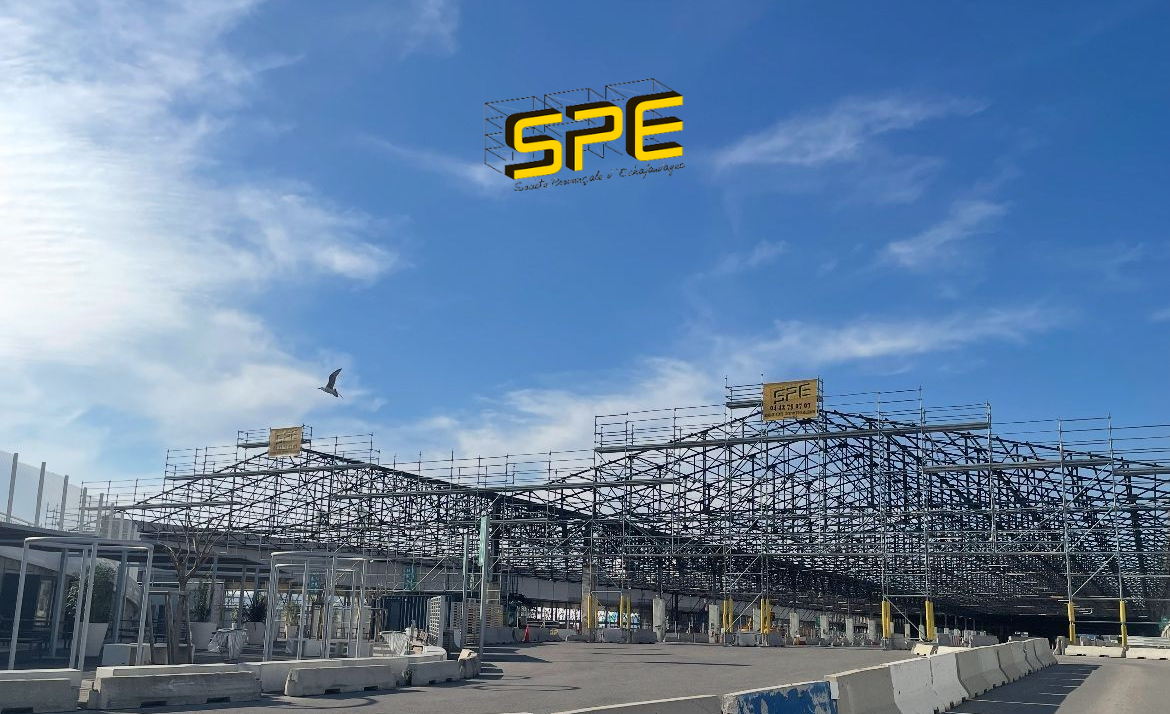 Échafaudage au Grand Port Maritime de Marseille - GPMM