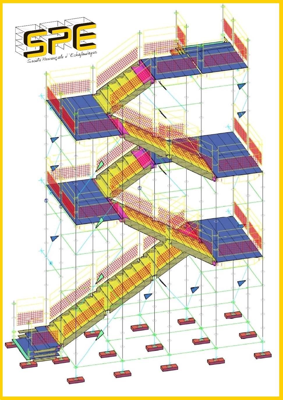 Location escalier grand public SPE