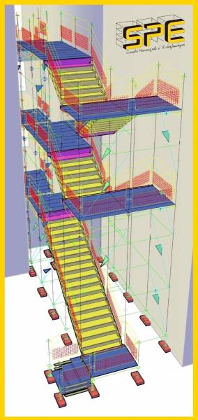 LOCATION ESCALIER GRAND PUBLIC SPE