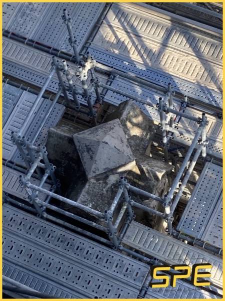 Echafaudage église des réformés