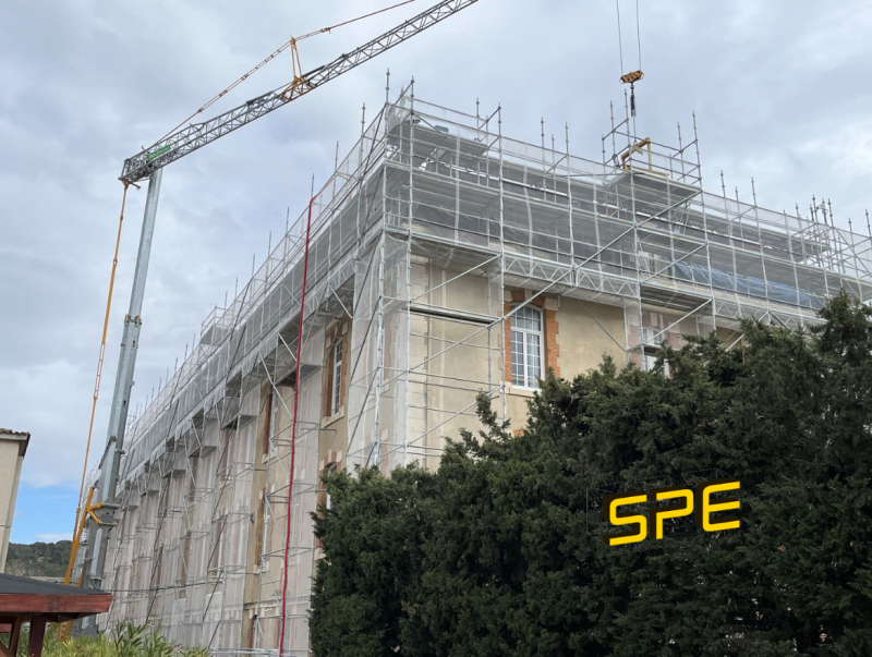 Travaux au lycée militaire d'Aix-en-Provence