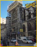 Notre zone d'activité pour ce service Protections anti intrusion pour échafaudages par alarme reliée sur échafaudage