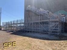 Notre zone d'activité pour ce service Mise en place échafaudages avec bâches de confinement type thermo-soudé ou thermo rétractable